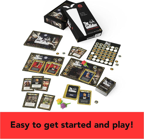 The Godfather, Last Family Standing Board Game Italian Film Fun Family Party Game Scary Movie Multiplayer Card Game, for Adults and Kids Ages 14 and up