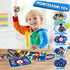 Guolely Montessori Busy Board Toy for 1-4 Year Olds - Sensory Activity Board for Fine Motor Skills, Travel Gift for Kids