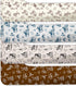 VitalCozy 4 Set 52 28 8 Inches Pcs Vintage Western Cowboy Crib Sheet Newborn Bedding Nursery Baby Sheets for Girl Boys