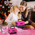 52 4-12, Kids Makeup Kit for Girl - PCS Safe and Washable Makeup for Kids, Real Girls Makeup Kit, Toddler Makeup Kit