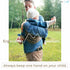 CzeNano 1045 lbs (8 Months4 Toddler Sling Carrier Adjustable Cotton Hip Carrier for Short Carries, Quick On & Off
