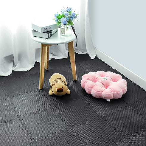 18 QC-Db18N qqpp EVA Rubber Tiles Interlocking Puzzle Foam Floor Mats - Baby Play Mat for Playing | Exercise Mat