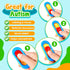 6 Sensory Marble Fidget Toys for Kids- Pcs Quiet Fidget for Classroom, Gel Filled Autism Sensory Toys ADHD, Silent