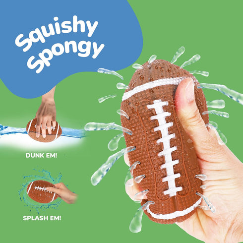 Set 3 3 ArtCreativity Sports Balls Water Splash Toys - of - Spongy Bath Toys for Kids - Different Athletic Ball Designs