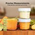 6pk 4oz KeaBabies Glass Baby Food Containers with Lids - Leak-Proof, Microwavable Small Glass Jars, Baby Purees