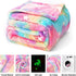 Personalized Unicorn Baby Blankets for Girls, Glow in The Dark Fleece Blanket, 30"x40"