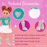 Glitter Girls 14-Inch Doll Clothes, Sparkling with Style Glittery Top and Skirt Outfit, Green White