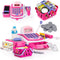 Prextex Grocery Store Pretend Play Electronic Toy Cash Register Set - STEM