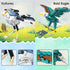 Oichy Bird Animals Building Block Set, 6 Pack Animal Figures Building Toy, Creative Party Favors for Kids Ages 6+