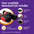 THINKPEAK Toys 3-12 Think Peak Red Binoculars Science Toy for Kids Ages Years - Real Compact Outdoor Adventure & STEM