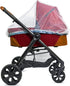 Baby Mosquito Net for Stroller, Carrier & Bassinet - Elastic Drawstring Infant Bug Net for Jogger & Car Seat