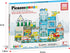 Set 8 3 PTQ14 PicassoTiles Metro City Hospital Magnetic Tile Building with Vehicles and Figures Educational Magnet