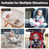 DEEZOMO (A10) Baby Neck Pillow - Upgraded Baby Support Travel Head Pillow, Portable Headrest for Toddlers & Children