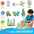 Set 30pcs, 3-5 4-8 Mini Magnetic Tiles Travel with Case Mini Travel Magnet Tiles, Portable Travel Size Magnetic Tiles