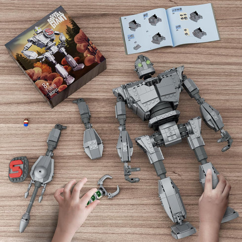 Iron Robot Building Set, Metal Giant Building Block Toys Compatible with Lego, Classic Movie Collectibles, Great Gifts