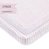 Pack 2-Pack Elys & Co. Waterproof and Play/Mini Crib Sheets All-in-One Mattress Protector and Fitted Playard Sheets