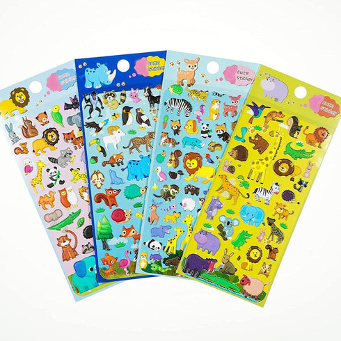 3D Puffy Stickers for Kids, Reusable Foam Stickers for Toddler Scrapbooking, Jurassic Era Dinosaurs