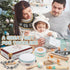 Baby Musical Instruments Set - Montessori Wooden Percussion Toys for Toddlers 1-3, Modern Boho Music Toys