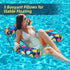 2 Packs Hammock, Summer Sunikko X Pool Floats Adult Fabric Heavy Duty Inflatable Pool Chair Blow Up Floaties