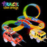 Track Cars Replacement Only - Light Up Toy Cars with 5 Flashing LED Lights, Compatible with Magic Tracks