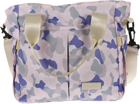 Diaper Travel Bag Handbag for Care Ergonomic Design with Extra Wide Opening