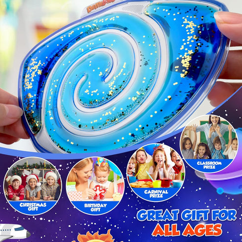 Squishy Sensory Toys for Kids - 4 Pack Fidget Toy Sensory Maze for Autism, Stress Relief Toys for Calm Down