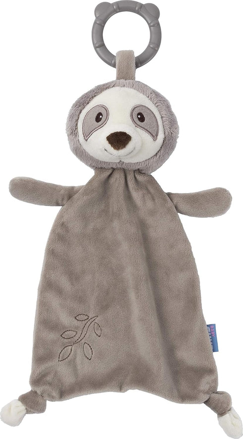 Spin Master Baby GUND Baby Toothpick Reese Sloth Teether Lovey Plush Security Blanket, Gray