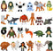 Mushplushies 24PCS Italian Brainrot Steal a Brainrot Toys, Brain Rot Action Figure, 1.8"