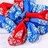 Zonon 40 Pcs Western Cowboy Balloons - Bandana Balloons Blue and Red, Large 12 Inch Latex Bandana Print Decorations Kit
