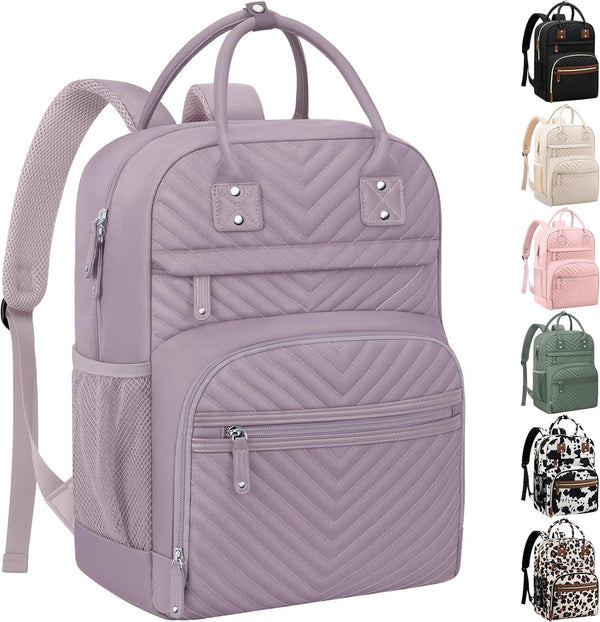 Tenot Diaper Bag Backpack for Women Large Capacity with Insulated Pockets Multifunctional