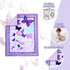 Set 3 Sets Sets Wowelife Butterfly Crib Bedding for Girls Piece Baby Girl Bedding Purple Nursery Crib Newborn, Infant