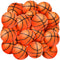 Sratte 30 Mini Inflatable Basketballs, 4 Inches Small Basketballs for Kids, Party Sports Game Hoops Beach Pool Supplies