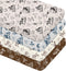 VitalCozy 4 Pcs Vintage Western Cowboy Crib Sheet Set Newborn Bedding Nursery