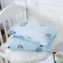 Household Cotton Jersey Knit Toddler Pillowcases, Soft Breathable Travel Pillow Cases, 2 Pack (Airy Blue)