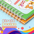 CMTOOP 5 Pack Reusable Water Coloring Book for Toddlers, Water Doodle Book Toys, Paint with Water Books,Mess-Free