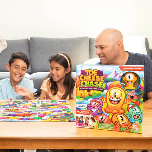 WHAT DO YOU MEME? Toe Cheese Chase - Silly Board Game for Family Game Night