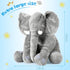 Giant Stuffed Elephant Plush Animal Toy Back to School Party Favor Huge Stuffed Elephant Soft Elephant Large Stuffed Animal Doll Gray Elephant Plush for Kids Girlfriend Home Decor(15.7 Inch)