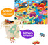 Wooden Puzzles for Kids Ages 3-5 - 100 Piece Dinosaur Jigsaw Puzzle for Ages 4-8 with Unique Pieces
