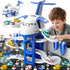 MSKOLER Airplane Toys for Toddlers 2-4 - Boy Toy Car Race Tracks