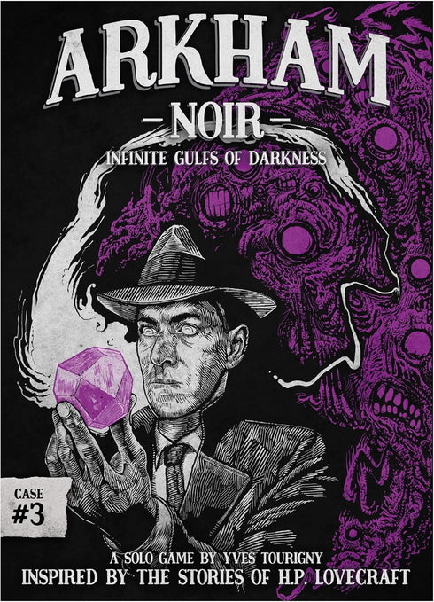Arkham Noir Card Game Case 3 Infinite Gulfs of Darkness | Mystery Card Game | Thrilling Adventure Game for Adults and Teens | Ages 14+ | 1 Player | Average Playtime 30 Minutes | Ludonova
