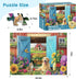 VOLUVOLU 500 500 20.515 Piece Animal Farm Puzzle for Adults, Spring Flowers Jigsaw Puzzle, Piece Dog and Cat Puzzle as