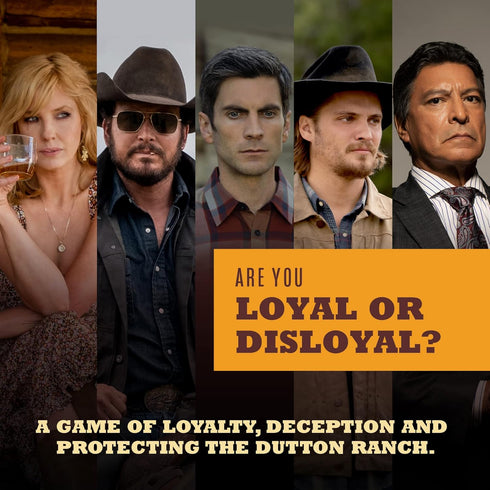 Yellowstone Party Game - Social Game of Accusations and Betrayal, Defend The Dutton Ranch, Ages 17+