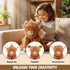 24" 4.5lbs & Highland Cow Stuffed Animal, Sitting & Laying Weighted Stuffed Animals, Cuddly & Soft Weighted Highland