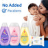 Set, 5 Johnson's Baby Here Comes Baby Gift Baby Essentials for New Parents with Moisturizing Lotion, Bedtime Bath, Body