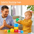 6 10 12 18 1 6-12 1 2 3 MOONTOY Stacking Cups Baby Toys Months, Montessori Toys for Year Old Toddler Learning Toy