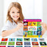 Hebayy 36 Pairs Animal Matching Game - 72PCS Spanish Flashcards, Educational Learning Toys for Preschool 4-6 Years