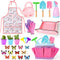 deAO Kids Gardening Set, Garden Tool for Toddlers, Gardening Kit Include Safe