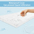 2" 27.5" 52", Crib Mattress Topper x x High Density Foam Breathable Baby and Toddler Mattress Topper with Waterproof