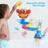 lalalark 7-in-1 Set 3-5 Bath Toys for Kids, Shower Bathtub Toy with Crab, Whale, Rotating Fish & Slide Track