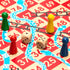 2-in-1 Set 11.3 inches Yellow Mountain Imports Reversible Wooden Snakes and Ladders, Ludo Game